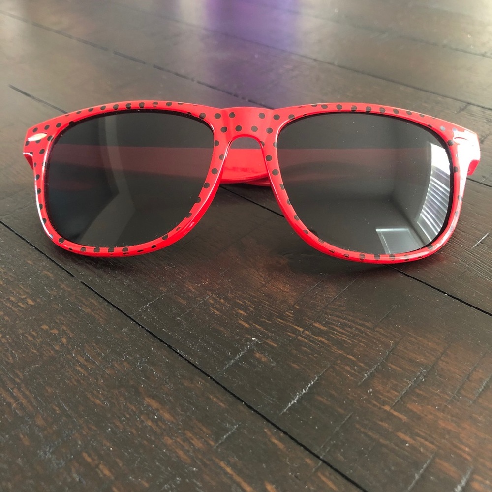 Red Polka Dot Sunglasses